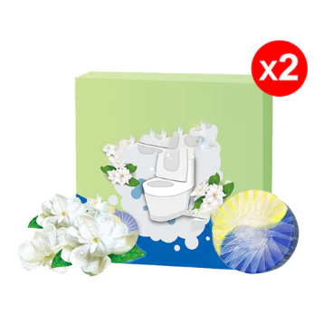 Dual-Color Toilet Cleaning Agent