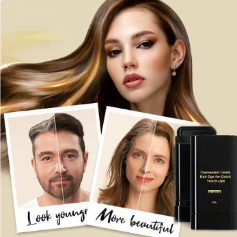 Safe and practical hair dye comb