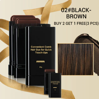 Safe and practical hair dye comb