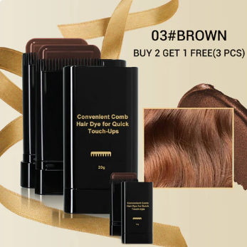 Safe and practical hair dye comb