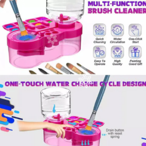 Build-in Efficient Water Circulation Paint Brush Cleaner