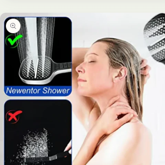 8-speed Oversized Panel Pressurized Shower Head