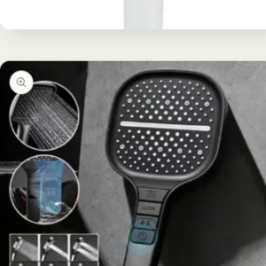 8-speed Oversized Panel Pressurized Shower Head