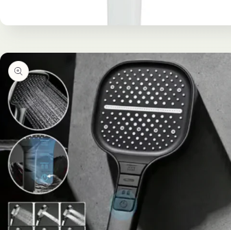 8-speed Oversized Panel Pressurized Shower Head