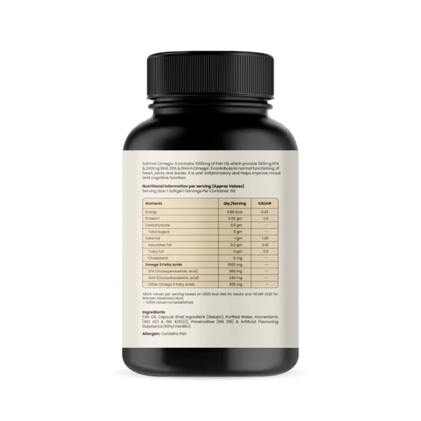 Omega 3 Fish Oil Capsules (1000 mg)