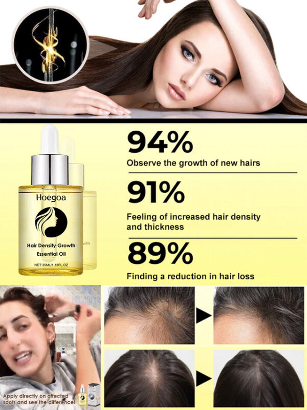 Essential oil for dense hair