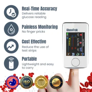 Ceoerty™ GlucoTrak Glucose Monitoring Device