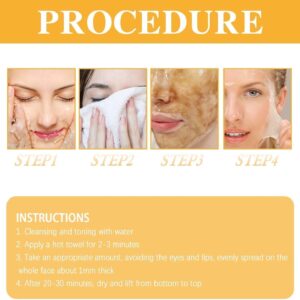 Whitening and Spot Reducing Rejuvenating Honey Tear-Off Mask