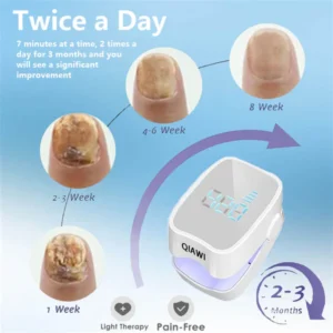 QIAWI™ Revolutionary High-Efficiency Light Therapy Device For Toenail Diseases