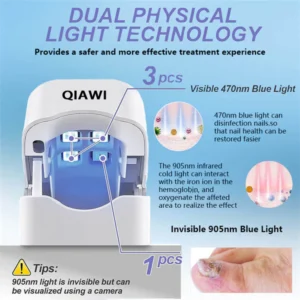QIAWI™ Revolutionary High-Efficiency Light Therapy Device For Toenail Diseases