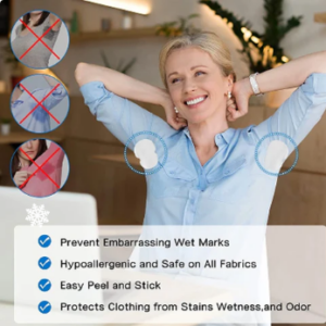 Ultra-Thin Disposable Underarm Sweat Pads