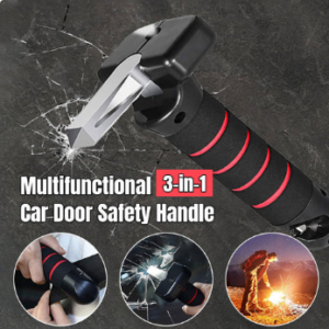 Multifunctional 3-in-1 Car Door Safety Handle