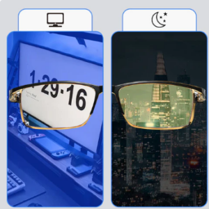 Night Vision & Blue Light Blocking Glasses