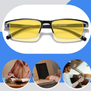 Night Vision & Blue Light Blocking Glasses