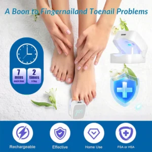 QIAWI™ Revolutionary High-Efficiency Light Therapy Device For Toenail Diseases
