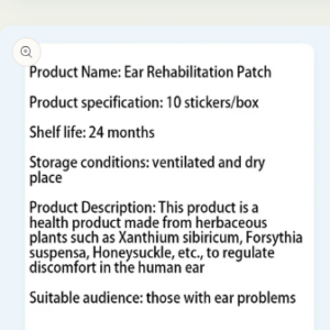 Anti-tinnitus pressure relief patch
